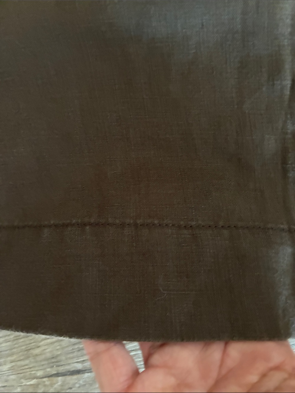 Brown linen pants tall - Picture 7 of 12